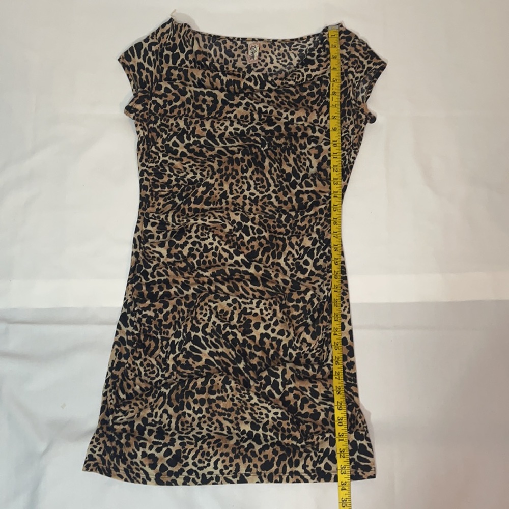 Animal print cut dress - Picture 4 of 6